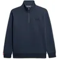 Superdry Essential Logo Henley Halv Lynlås Sweatshirt