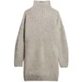 Superdry Chunky Rib Langærmet Midi-kjole
