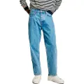 Pepe Jeans Pepe Jeanstil mænd. PM207705NC9 Barrel jeans i blå loose fit (30/28), Casual, Bomuld, Denim, Bæredygtig