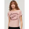 Superdry Archive Kiss Print Fit T-shirt Med Korte ærmer