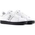 Emporio Armani EA7unisex. X8X102_XK346 Klassiske hvide lædersko (40), Fast, Blonder, Casual, Sport, Multisport