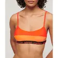 Superdry Superdrytil kvinder. W3010396A Stretch bralette bikinitop orange (S), Badetøj, Genanvendt polister, Bæredygtig