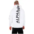 Alpha industries Back Print Sweatshirt Med Lynlås
