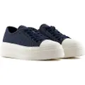 Armani Exchange AIX Armani Exchangetil kvinder. XDX180XV931N151 Træningssko med marineblå platform (37.5), 3-5 cm, Blonder, Casual