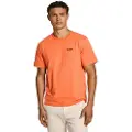 Pepe Jeans Pepe Jeanstil mænd. PM509433 Orange afslappet t-shirt (XS), Casual, Korte ærmer, Økologisk bomuld, Bæredygtig