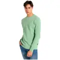 LOIS Jeans Lois Jeanstil mænd. 176583903 Grøn boblestrikket trøje (XL), Casual, Bomuld, Lange ærmer