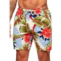 Superdry Superdrytil mænd. M7110432A Bermudashorts blå (S), Casual, Bomuld
