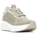 Xti Xtitil kvinder. 14469001-KAKI Træningssko 144690 grøn (40), Stof, Fast, Blonder, Casual