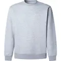 Pepe Jeans Pepe Jeanstil mænd. PM5800015 Sweatshirt Macbeth Small Logo grå (L), Casual, Polyester