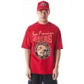 New Era Nfl Helmet Grphc Oversized San Francisco 49ers T-shirt Med Korte ærmer