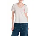 Replay W3084d.000.22336 Kortærmet V-hals T-shirt