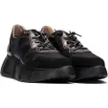 Wonders Wonderstil kvinder. A-3631 Træningssko Roma 31 sort (36), 1-3 cm, Blonder, Casual