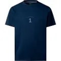 Hackett London Hackett Londontil mænd. HM5000020 Heritage T-shirt Nbr navy (S), Casual, Bomuld, Korte ærmer, Blå