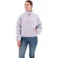 Superdry Embroidered Borg Halv Lynlås Sweater
