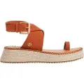 Pepe Jeans Pepe Jeanstil kvinder. PLS90688 Brune Kate-sandaler i blødt læder (41), 3-5 cm, Spænder, Casual