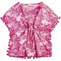 Sundek Mini Kaftano Toile De Jouy ærmeløs Kjole