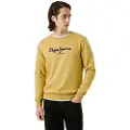 Pepe Jeans Pepe Jeanstil mænd. PM5800011 Sweatshirt Macbeth Ensfarvet gul (XL), Casual, Bomuld