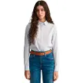Gant Ganttil kvinder. 4300214 Blåstribet poplinskjorte Regular Fit (46), Casual, Bomuld, Lange ærmer