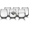 Lyngby Glas Vandglas JUVEL, sæt med 6 stk, 390 ml, Lyngby Glas