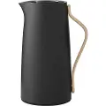 Stelton Termokande EMMA 1,2 l, til kaffe, blød sort, rustfrit stål, Stelton