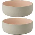 Stelton Spiseskål EMMA 13,5 cm, sæt med 2 stk, rosa, stentøj, Stelton