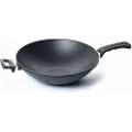 Woll Wok TITANIUM NOWO 32 cm, med håndtag, titanium, WOLL