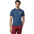 Hackett London Hackett Londontil mænd. HM5000021 Rally T-shirt blå (S), Casual, Bomuld, Korte ærmer