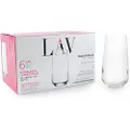 LAV Sæt Med 6 Høje Glas Lal 480ml