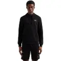 Emporio Armani EA7til mænd. 7M000569_AF13512 Hættetrøje med lynlås i bomuld Logo Series sort (5XL), Casual, Sport, Multisport