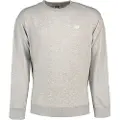 New Balance New Balancetil mænd. MT41507 Sport Essentials Sweatshirt grå (L), Casual, Bomuld, Genanvendt polister, Bæredygtig