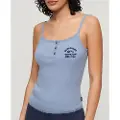 Superdry Essential Button Down ærmeløs T-shirt