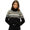 Superdry Fairisle Striktrøje Med Høj Hals