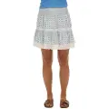Superdry Printed Lace Trim Kort Nederdel