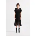 Armani Exchange 6dya08_yn1vz Kortærmet Midi-kjole