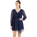 Pepe Jeans Pepe Jeanstil kvinder. PL953521 Kjole Camille navy (XS), Casual, Bomuld, Lange ærmer, Blå