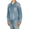 Pepe Jeans Pepe Jeanstil mænd. PM403168 Almindelig jakke Horsham blå (XXL), Casual, Bomuld, Denim