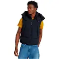 G-Star G-Startil mænd. D25346-D518-C742 G- Whistler vatteret vest med hætte 2.0 marine (XS), Casual, Polyester, Genanvendt polister, Bæredygtig, Bl