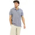 Ecoalf ECOALFtil mænd. MCMGAPOTANOB0820S24-142 Tano blå poloshirt (M), Casual, Korte ærmer, Økologisk bomuld, Bæredygtig