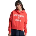 Superdry Code Core Sport Crop Box Hættetrøje