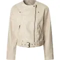 Pepe Jeans Pepe Jeanstil kvinder. PL402548 Juliette bikerjakke hvid (S), Casual, Polyester