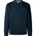 Pepe Jeans Pepe Jeanstil mænd. PM5800013 Sweatshirt Macbeth Small Logo navy (XXL), Casual, Bomuld, Blå