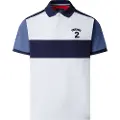 Hackett London Hackett Londontil mænd. HM5600032 Polo Heritage Nbr 2 Panel hvid (M), Casual, Bomuld, Korte ærmer