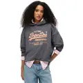 Superdry Vl Metallic Relaxed Hættetrøje
