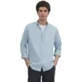 Silbon Sport Denim Regular Fit Skjorte Med Lange ærmer