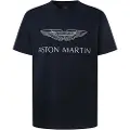 Hackett London Hackett Londontil mænd. HM500667 T-shirt Amr Logo Tee navy (XXL), Casual, Bomuld, Korte ærmer, Blå