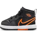 Jordan 1 Mid RM EasyOn-sko til babyer/småbørn - sort