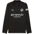 Puma Manchester City 25/26 Long Sleeve Away Jersey Men, Sport, Black, XXL