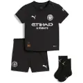 Puma Manchester City 25/26 Away Minikit Toddler, Clothing, Black, 4-6M