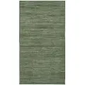 KMCarpets - Gummieret tæppe Struktur - Grøn - Plasttæpper - - Homeroom