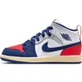 Jordan 1 Mid-sko til mindre børn - hvid